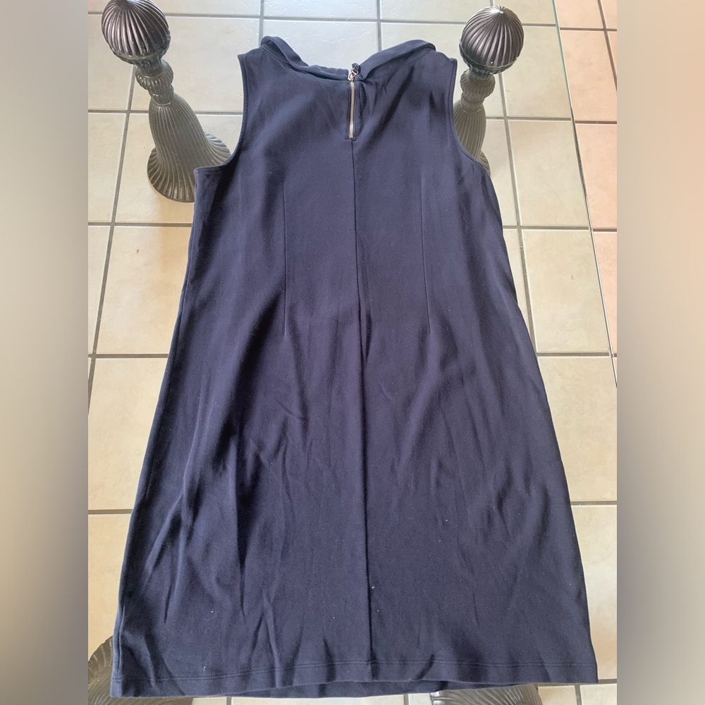 Talbots Navy Sleeveless Dress - Picture 6 of 8